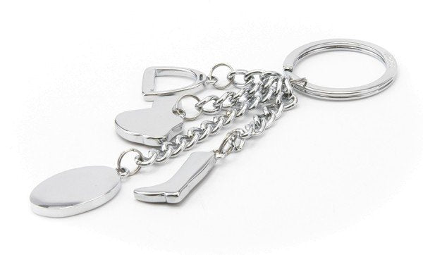 EAN 4024023118616 - TROIKA KR13-17/CH llavero y llavero tipo cartera Anilla de llavero Negro, Marrón, Plata imagen 6