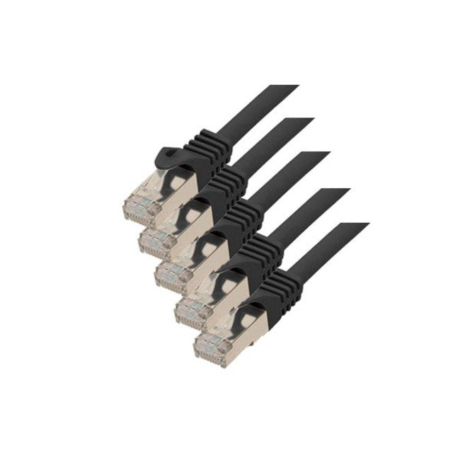 EAN 4017538054081 - S/CONN Cat. 7 S/FTP 1 m cable de red Negro Cat7 S/FTP (S-STP) imagen 1