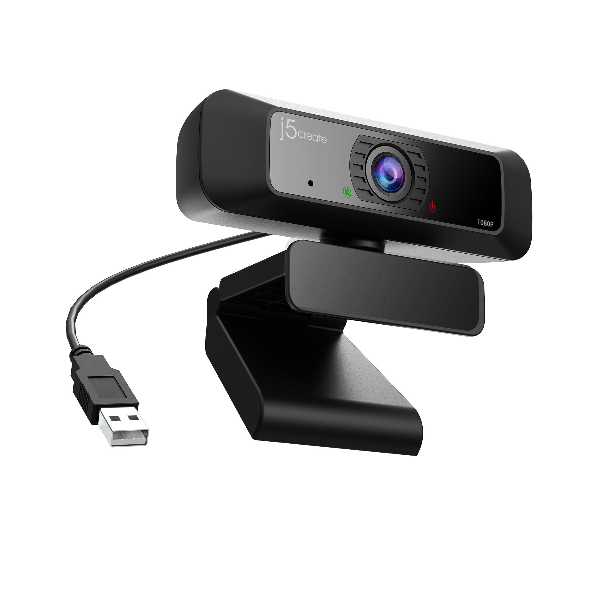 Cámara Web J5create Jvcu100-N Hd Usb Con Rotación De 360°