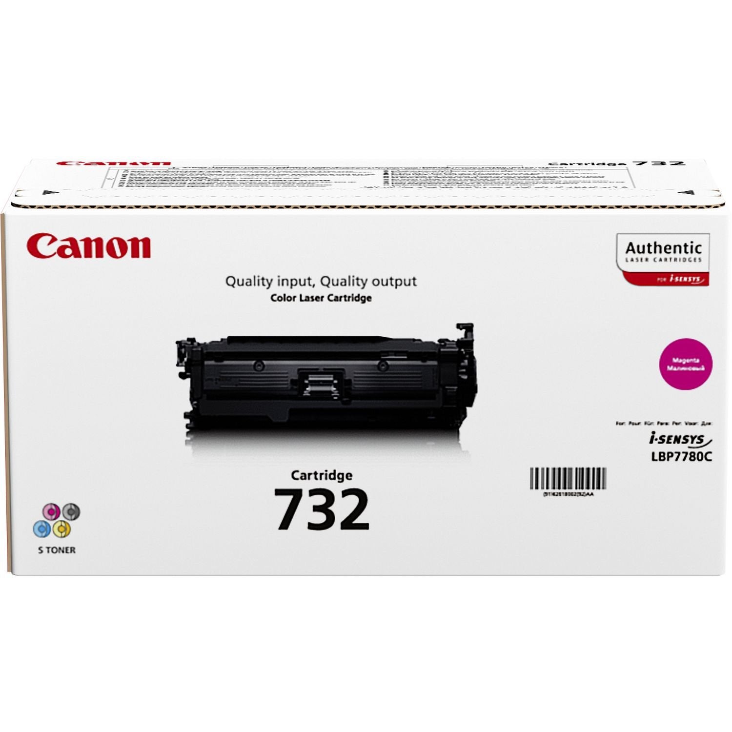 EAN 4960999909097 - Canon 732M cartucho de tóner 1 pieza(s) Original Magenta imagen 1