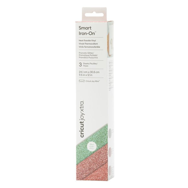 Cricut Joy Xtra Smart Iron-On Lámina De Vinilo De Transferencia Térmica Vinilo De Termotransferencia Liso 3 Hojas