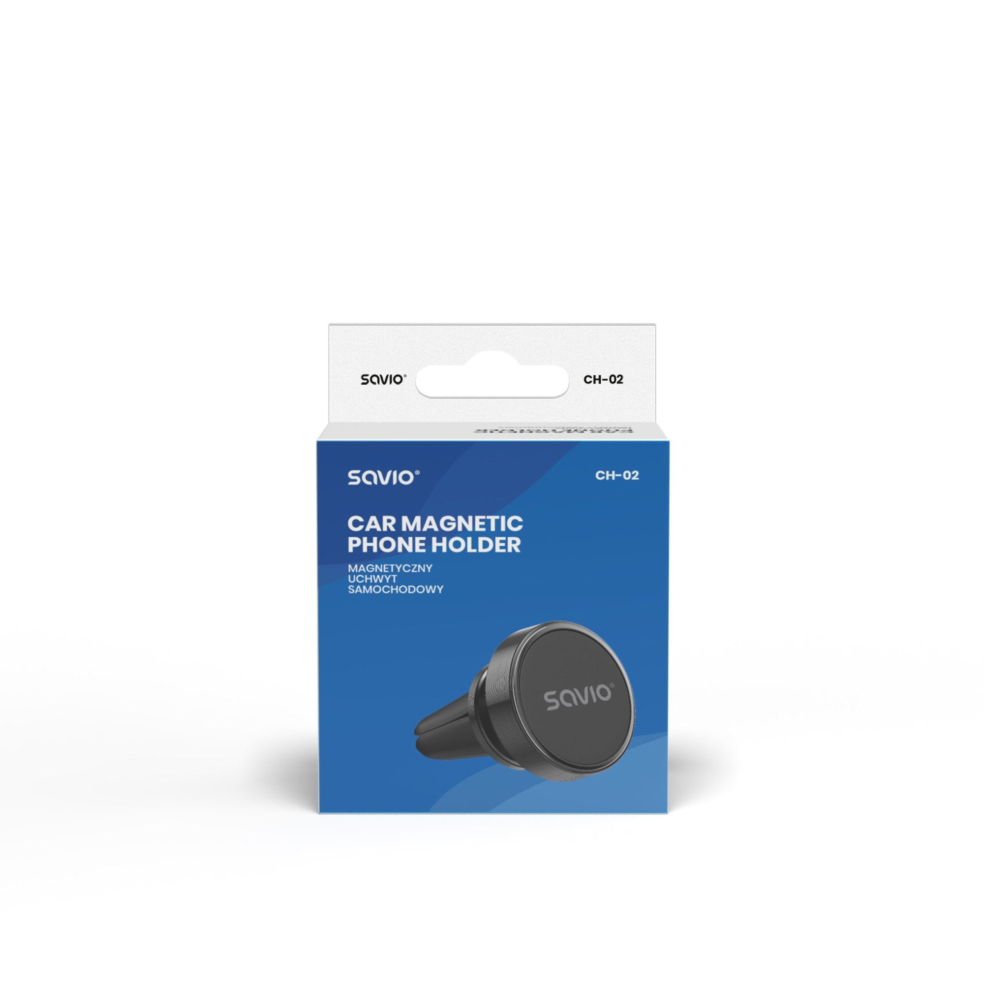 EAN 5901986047131 - Savio CH-02 Uchwyt magnetyczny samochodowy, aluminiowy, czarny imagen 3