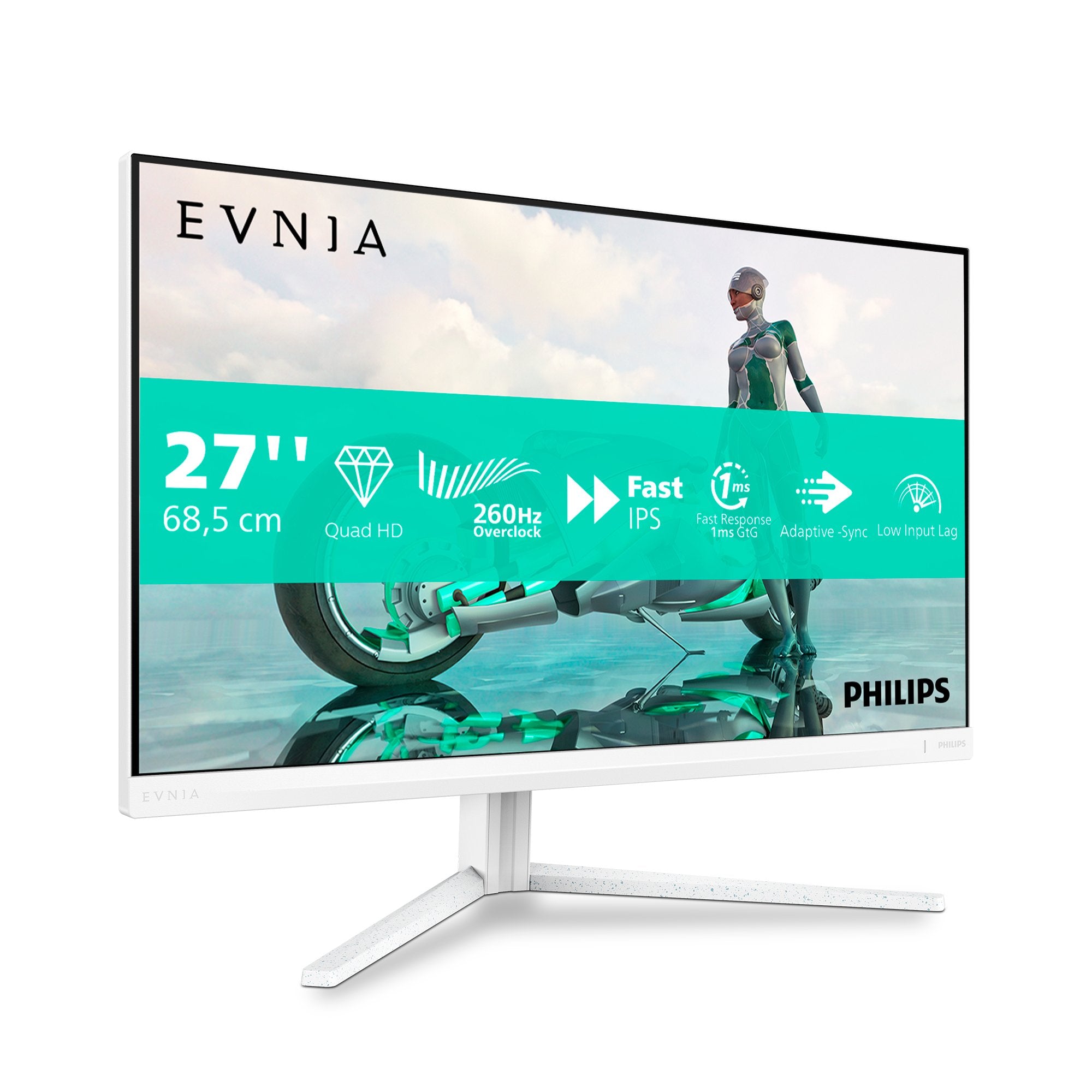 EAN 8721038004304 - Philips Evnia 27M2N3501PA/00 pantalla para PC 68,6 cm (27") 2560 x 1440 Pixeles Quad HD LCD Blanco imagen 2