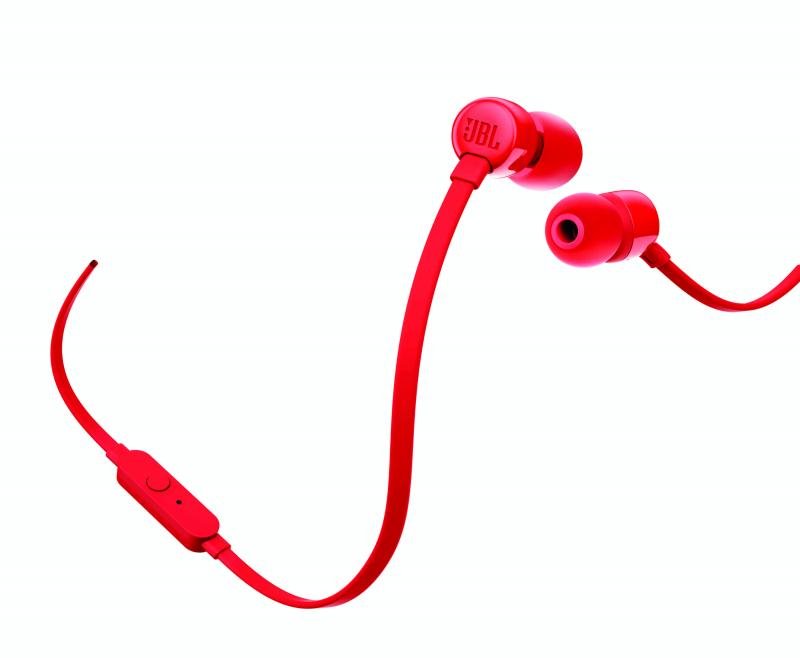 EAN 6925281927638 - JBL T110 Auriculares Alámbrico Dentro de oído Llamadas/Música Rojo imagen 1