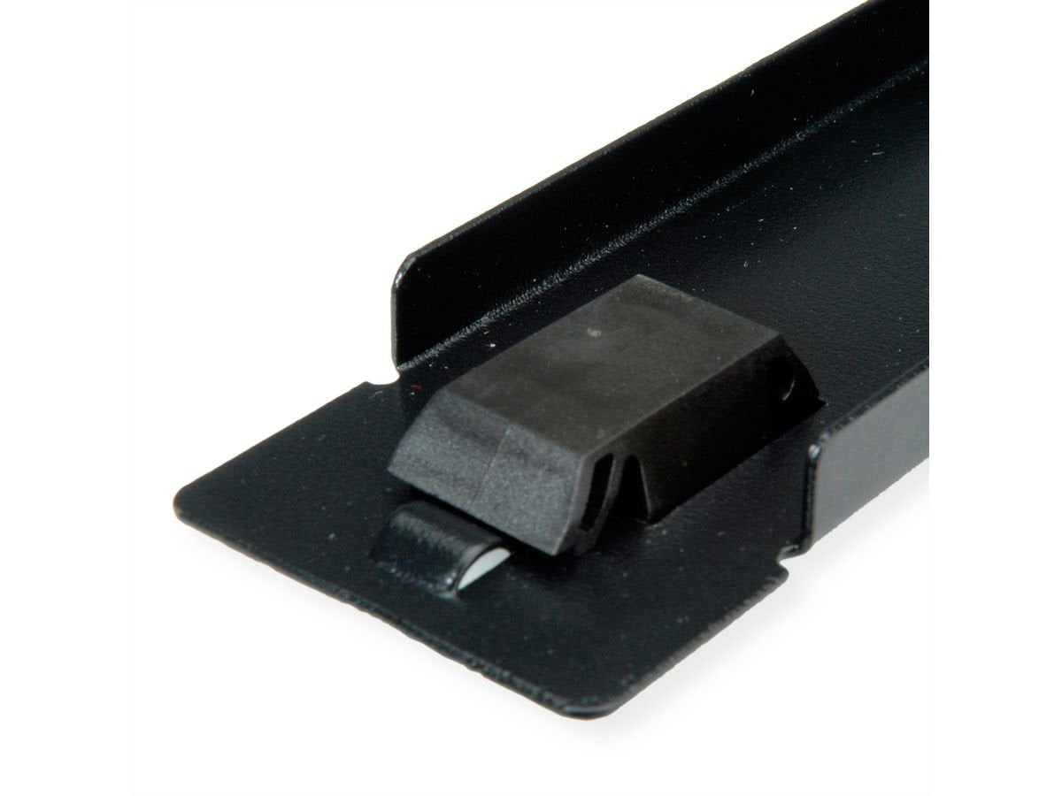 Roline 19-Zoll-Blindplatte Snap-In, 1 He, Schwarz