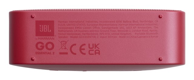 Jbl Portable Speaker Go Essential 2 Rojo Bluetooth (Jblgoes2redeu)