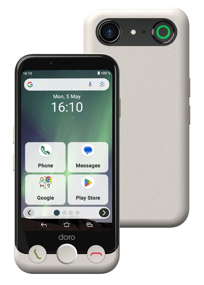 EAN 7322460088811 - Doro Aurora A10 11,4 cm (4.5") SIM doble Android 14 4G USB Tipo C 4 GB 64 GB 3000 mAh Negro, Blanco imagen 2