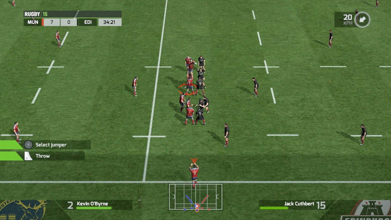 EAN 3499550330106 - BANDAI NAMCO Entertainment Rugby 15, Xbox One Estándar Italiano imagen 3