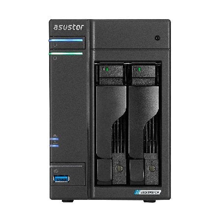 EAN 4710474831739 - Asustor LOCKERSTOR 2 Gen2 + (AS6702T v2) NAS Escritorio Intel® Celeron® N5105 4 GB DDR4 0 TB ADM Negro imagen 1