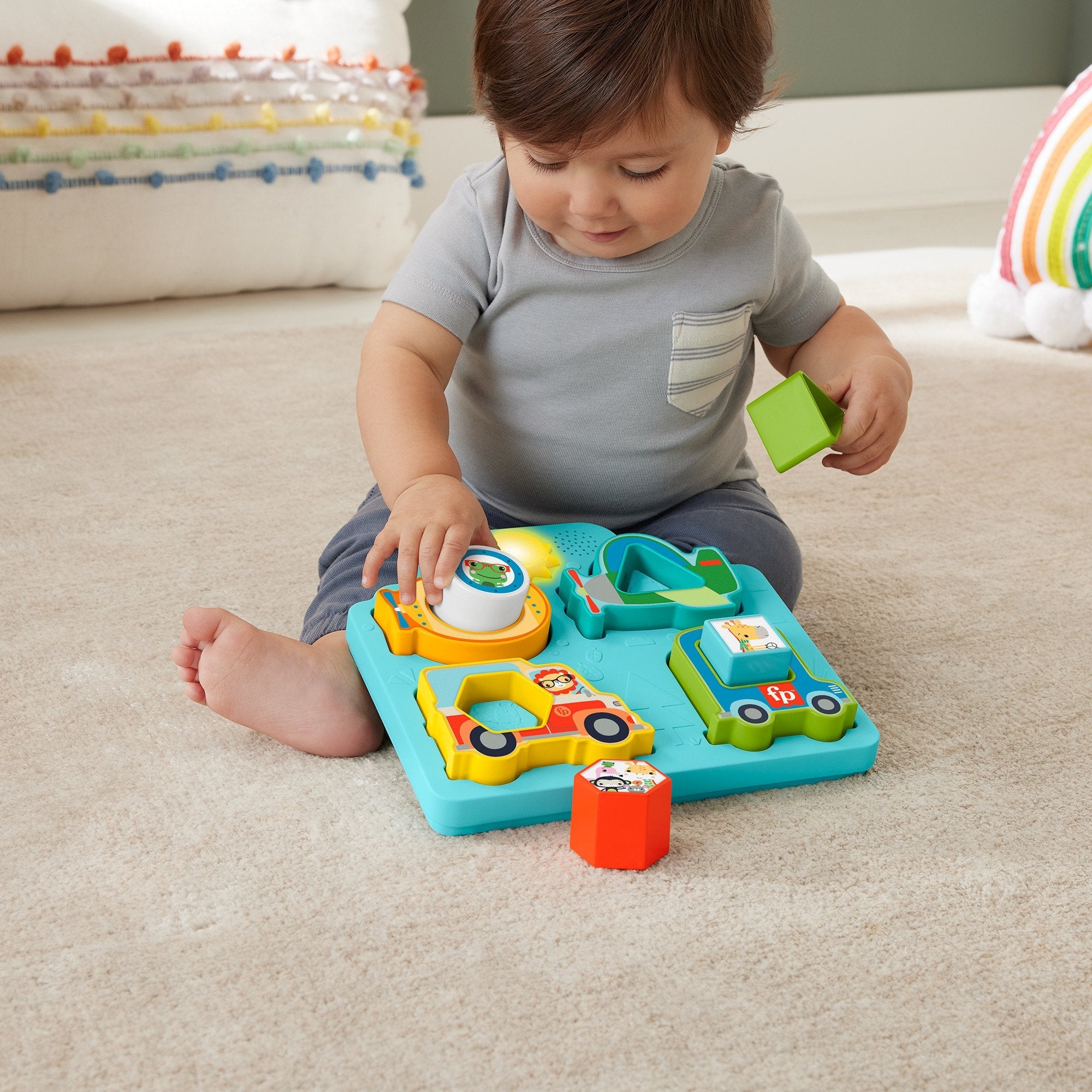 EAN 0194735182701 - Fisher-Price HRP31 puzzle Puzle de fotograma 4 pieza(s) Vehículos imagen 3
