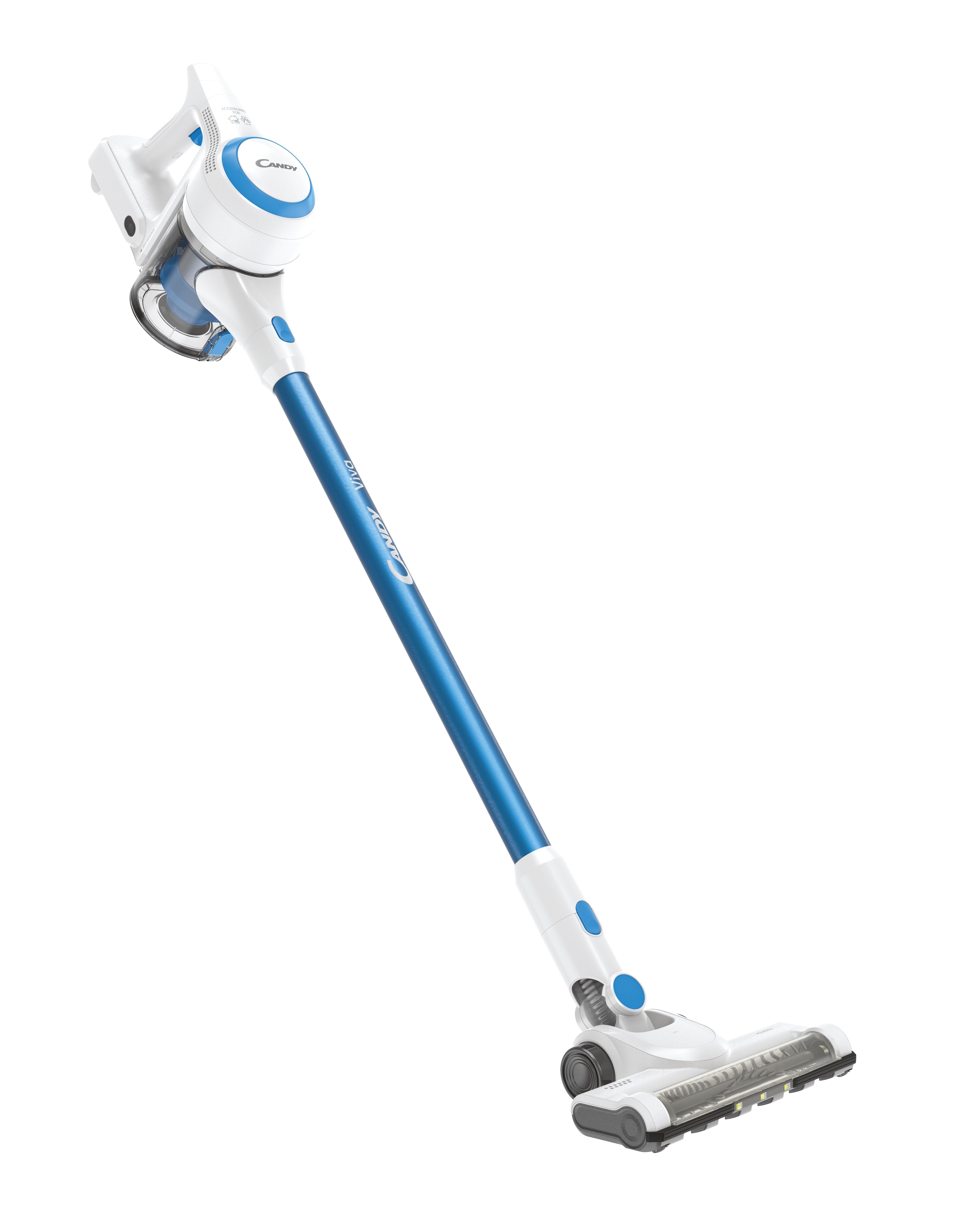 Candy Scopa Elettrica Cviva20 Ricaricabile Bianco/Blu