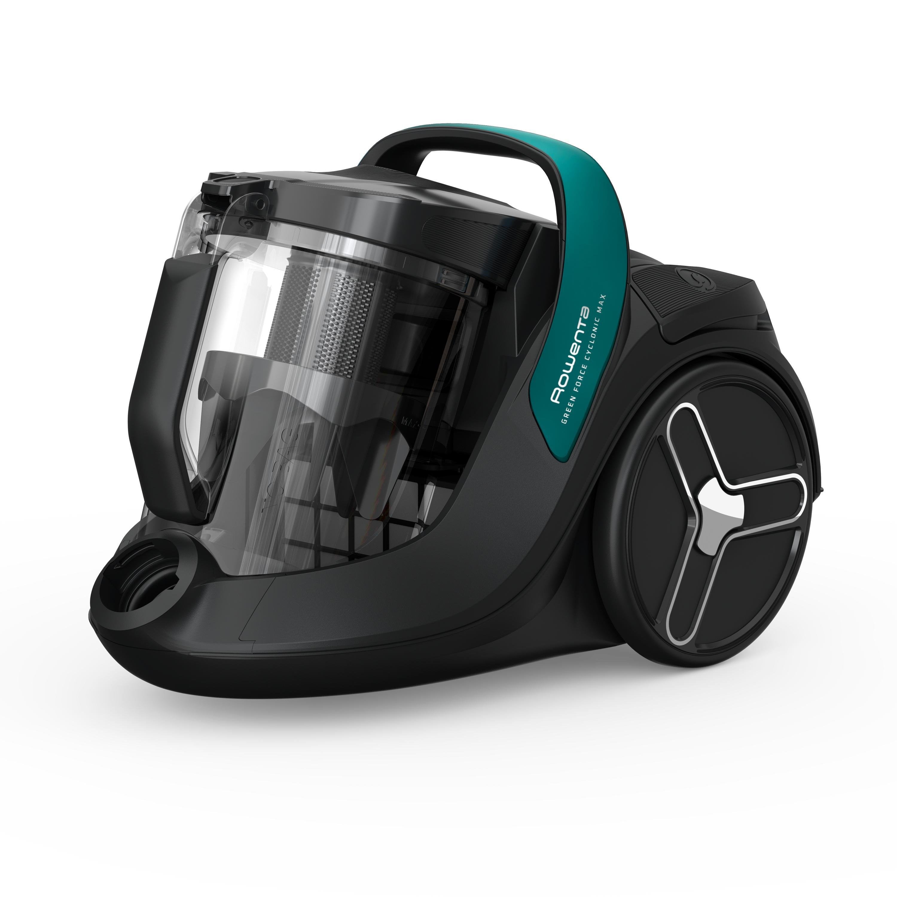 Aspiradora Rowenta Green Force Cyclonic Max Ro7b12 (Negro/Turquesa)