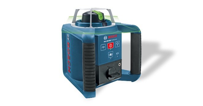 Láser Giratorio Bosch Professional Grl 300 Hvg Professional, Con Trípode De Construcción Azul, Maletín, Línea Láser Verde 061599404b