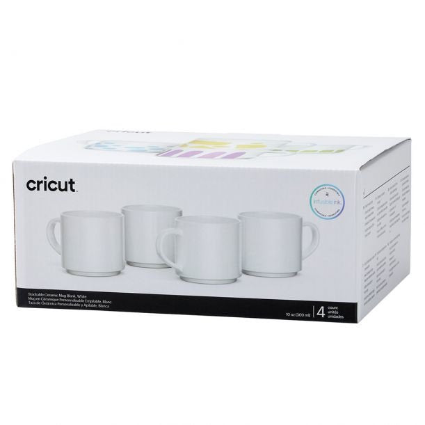 Tazas Cricut (2009392) 300 Ml 4 Tazas Blanco