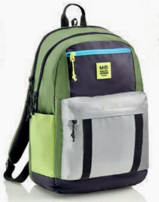 EAN 8422593193310 - Miquelrius MR19331 mochila Mochila escolar Negro, Verde, Gris imagen 1