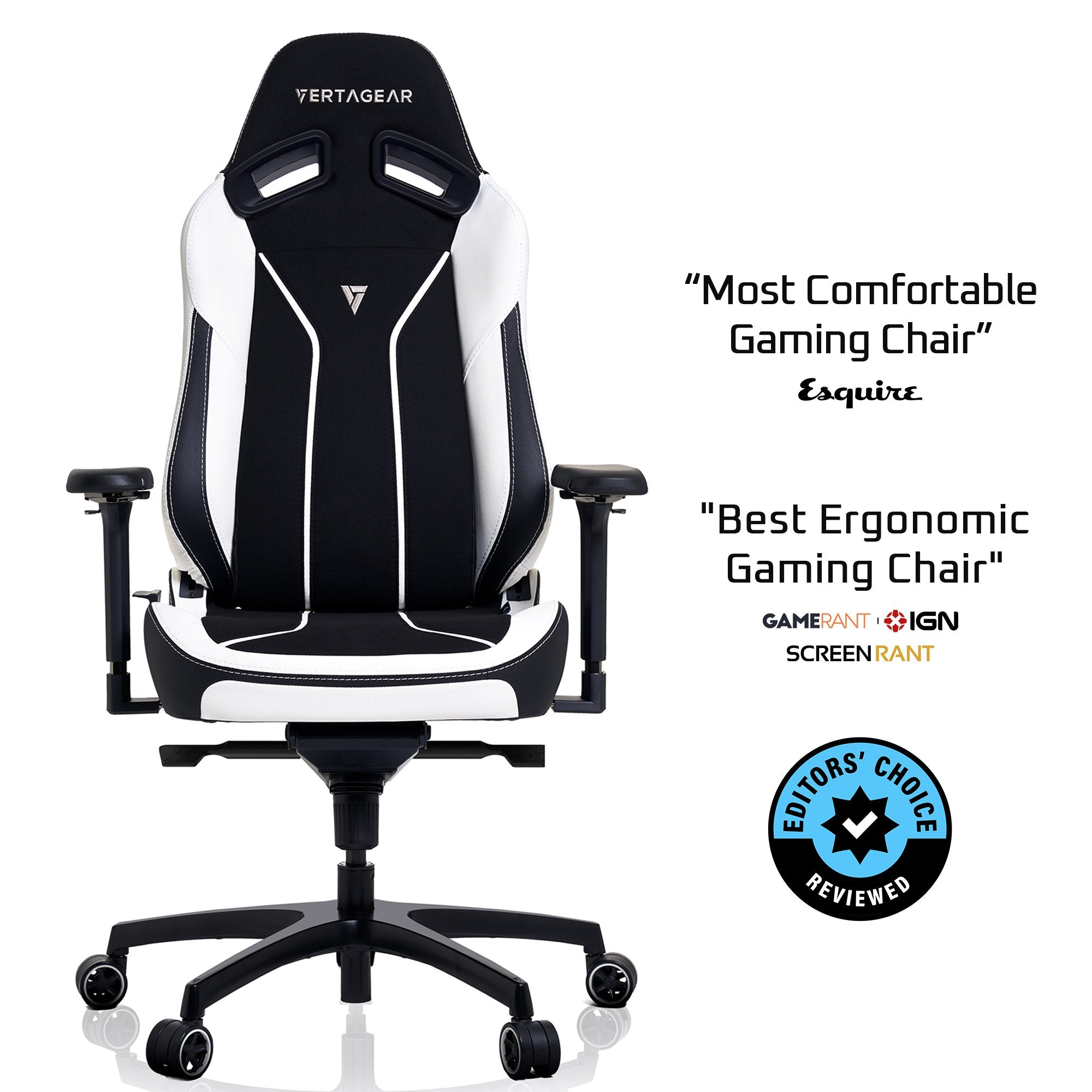 Silla Gaming Vertagear Sl5800 Negro/Blanco, Contourmax Lumbar, Vertaair, Hygennx Vg-Sl5800se_wt