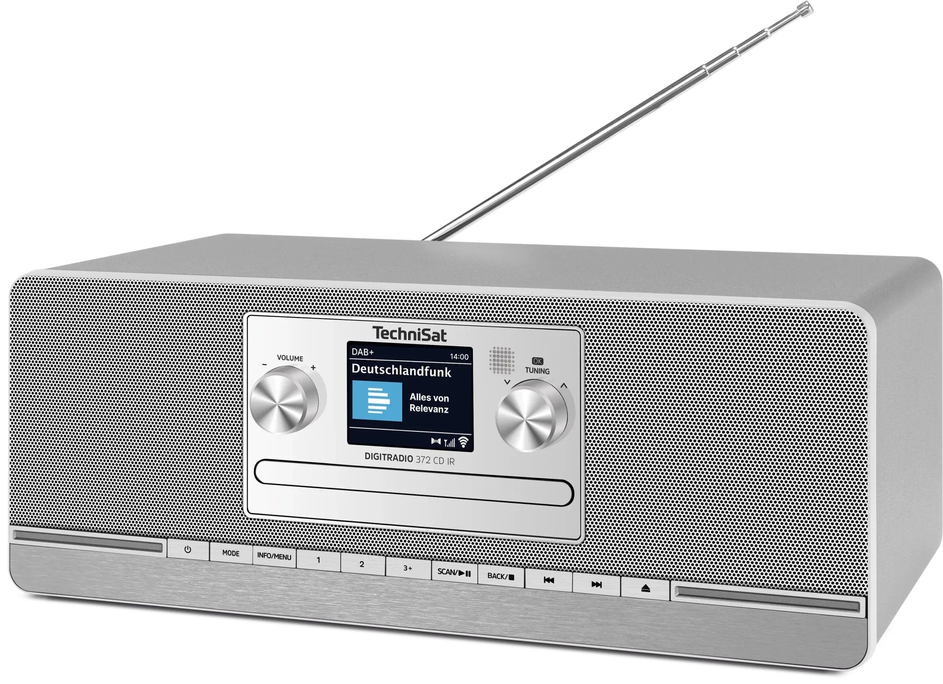 EAN 4019588510227 - TechniSat DIGITRADIO 372 CD IR Internet Analógico y digital Antracita, Plata imagen 9