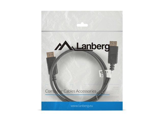 Lanberg Cable Ca-Dpdp-10cc-0010-Bk Displayport Macho/Macho Maxima Resolucion 4k 1 Metro