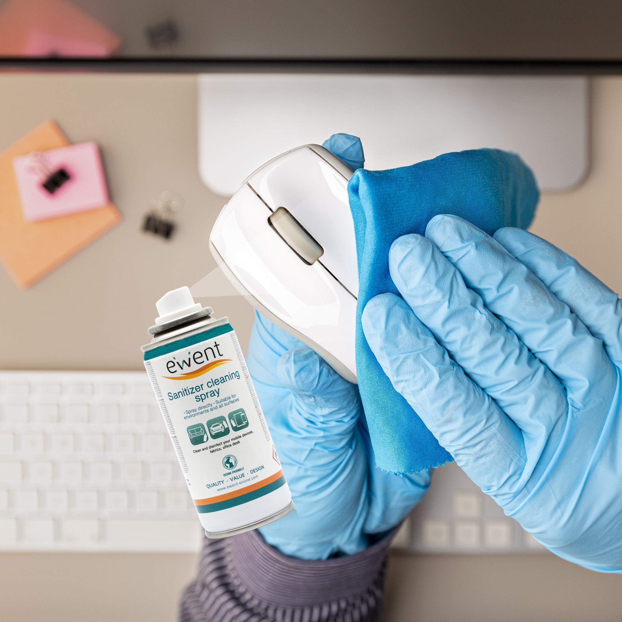 Ewent Spray Desinfectante Moviles-Mascarillas