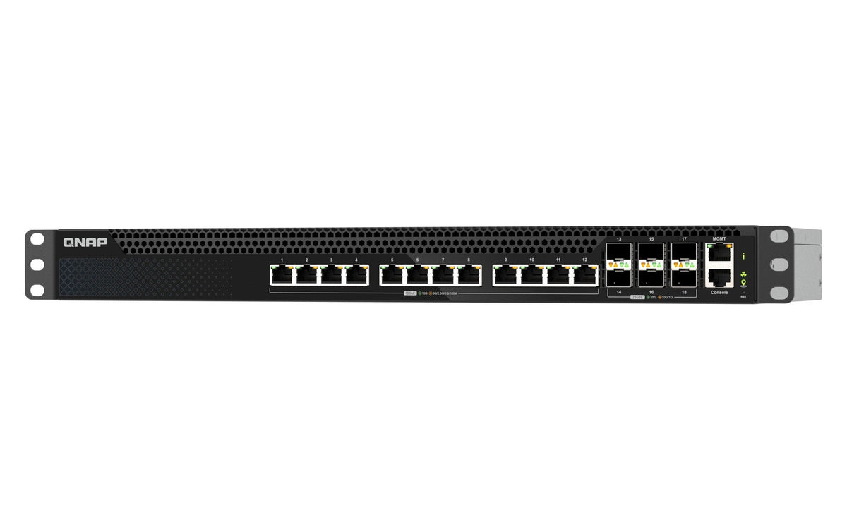 Qnap Qsw-M5218-6f12t, Managed, L3, 10g Ethernet (100/1000/10000), Dúplex Completo, Montaje En Rack, 1u