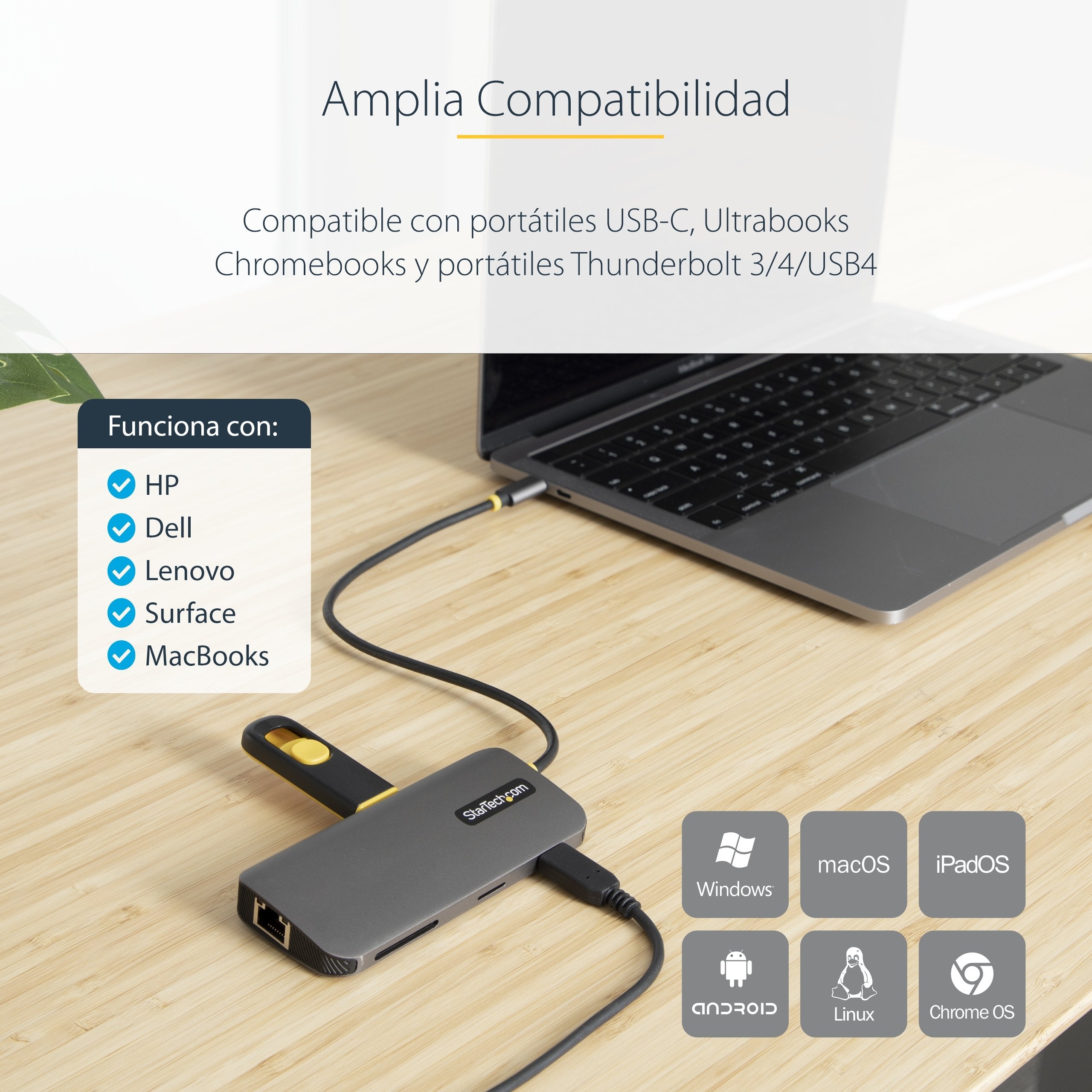 EAN 0065030895552 - StarTech.com 115B-USBC-MULTIPORT base para portátil y replicador de puertos Alámbrico USB 3.2 Gen 1 (3.1 imagen 17