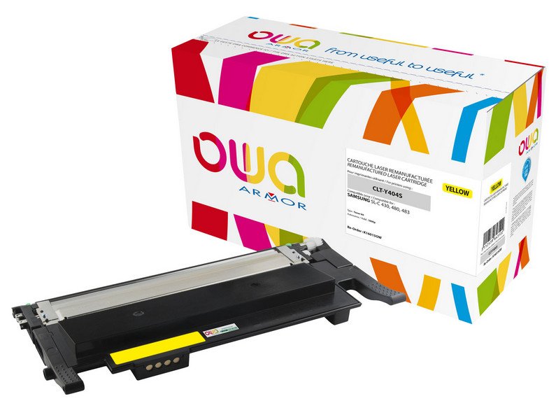 Owa Toner Compatible Con Samsung Clt-Y404s/Els Amarillo (1.000 S.)