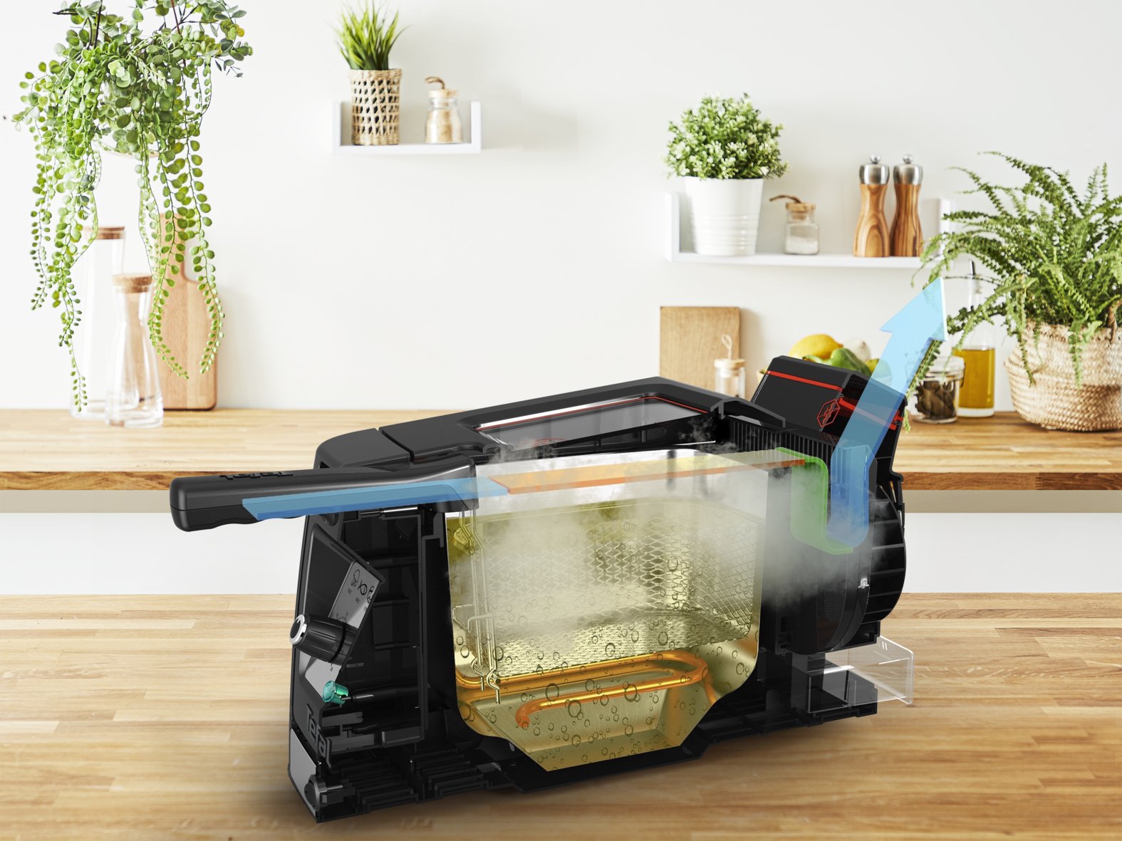 Freidora Tefal Clear Duo Fr600d