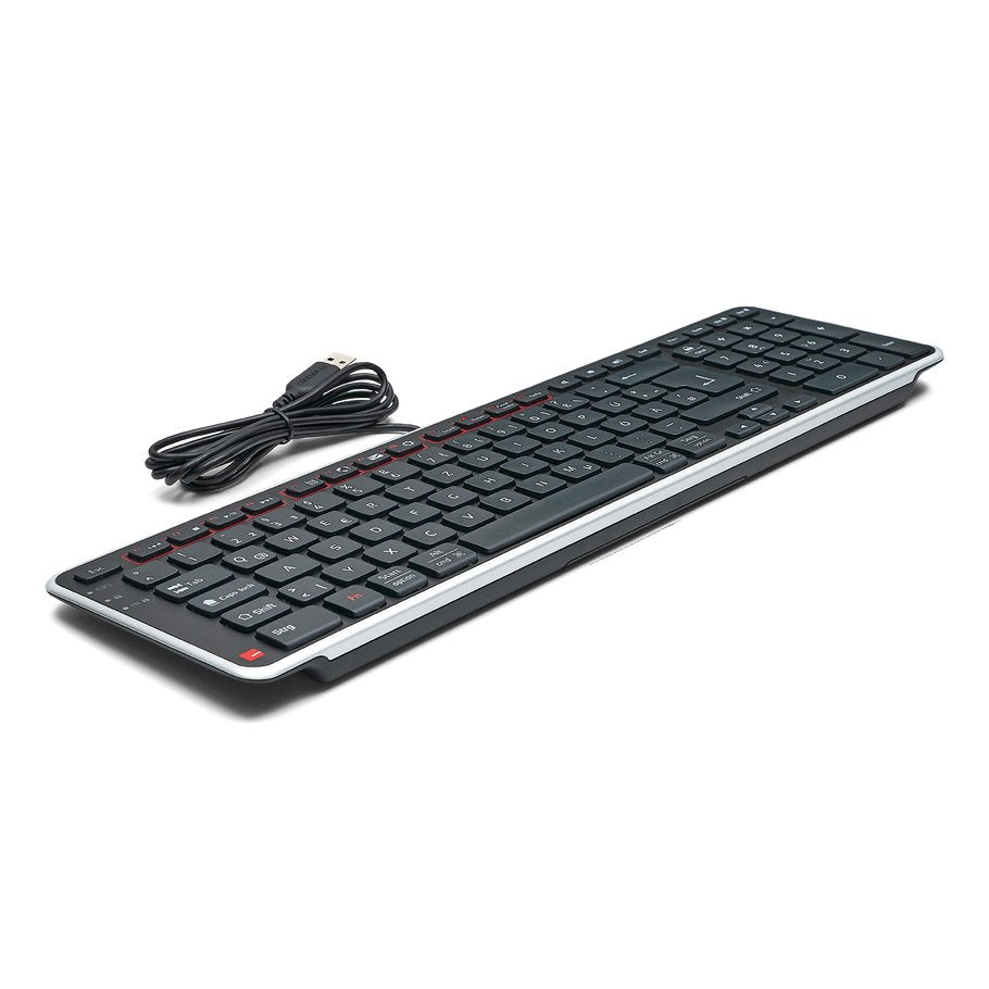 EAN 0743870006856 - Contour Design Balance teclado Oficina USB QWERTZ Alemán Negro imagen 3