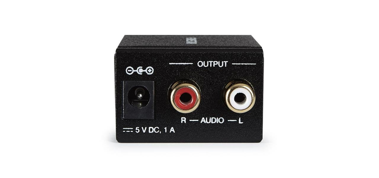 Convertidor De Audio Fonestar Fo-37da Entrada Toslink Y Rca Salida 2x Rca