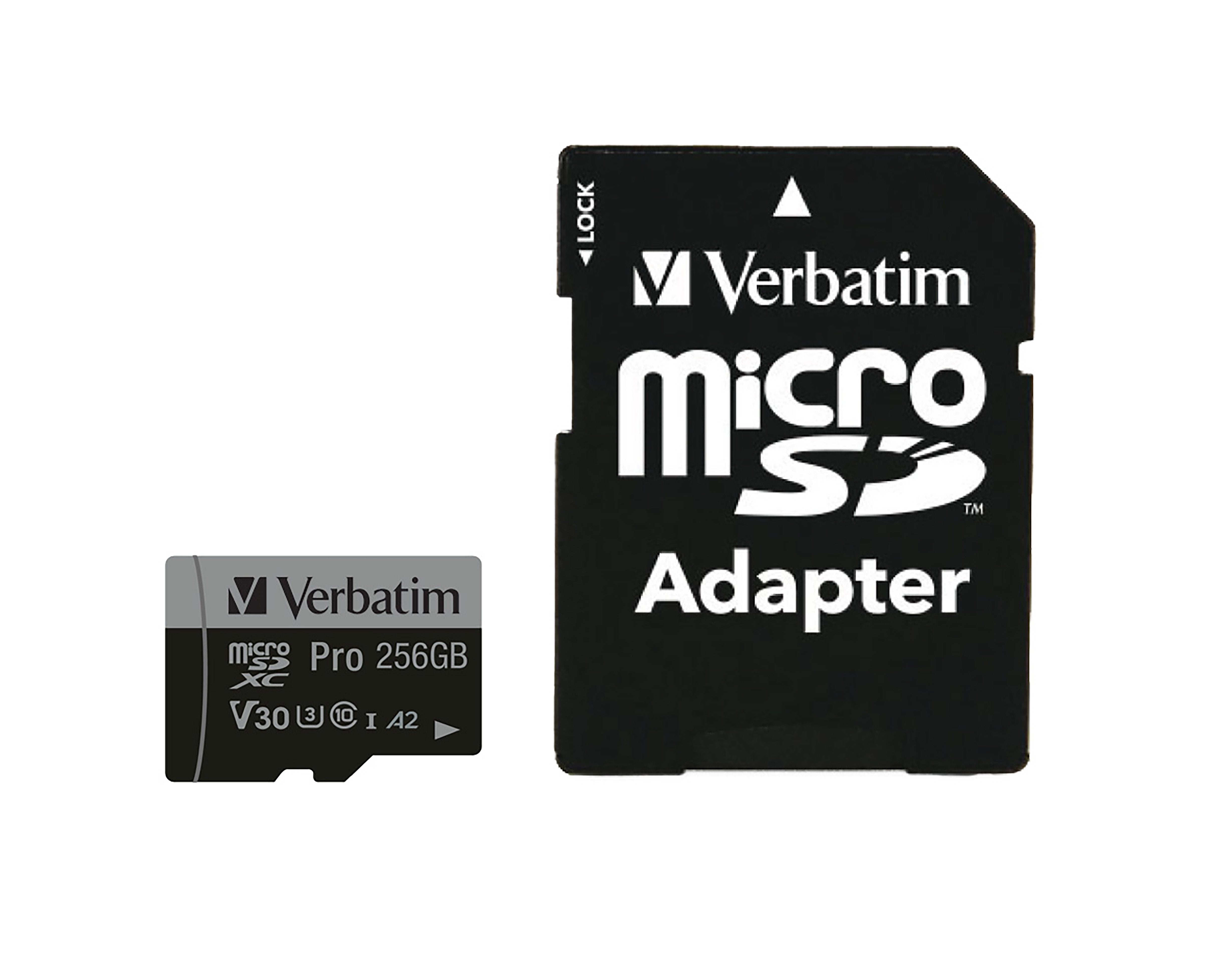 Verbatim Microsdxc-Card 256gb, Pro, U3, Uhs-I, 4k Uhd