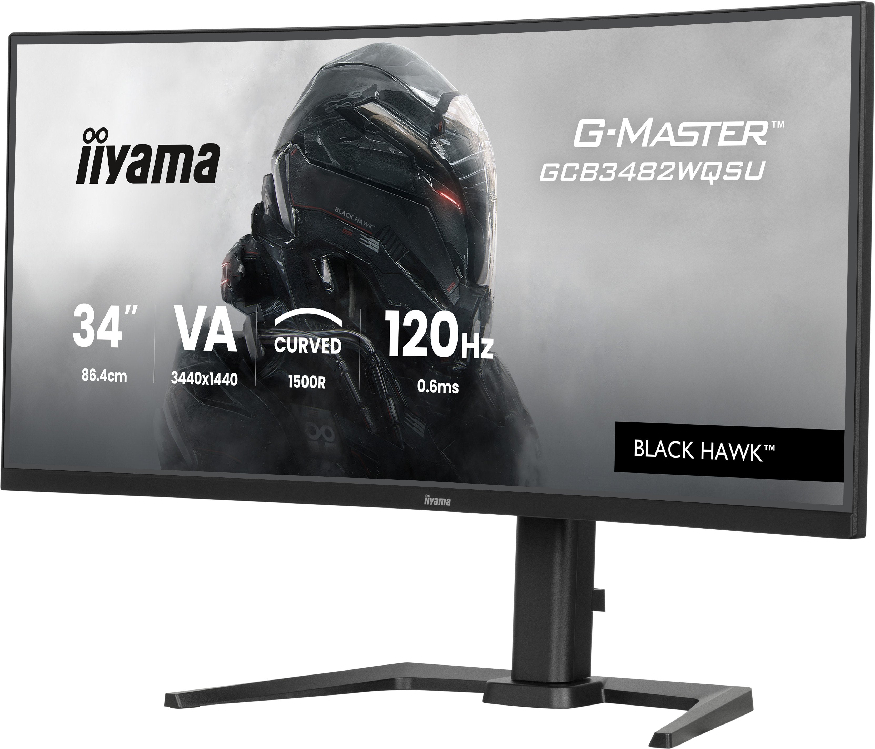 Monitor Iiyama 34" Gcb3482wqsu-B1 21:9 2xhdmi+Dp+Usb-C Curv