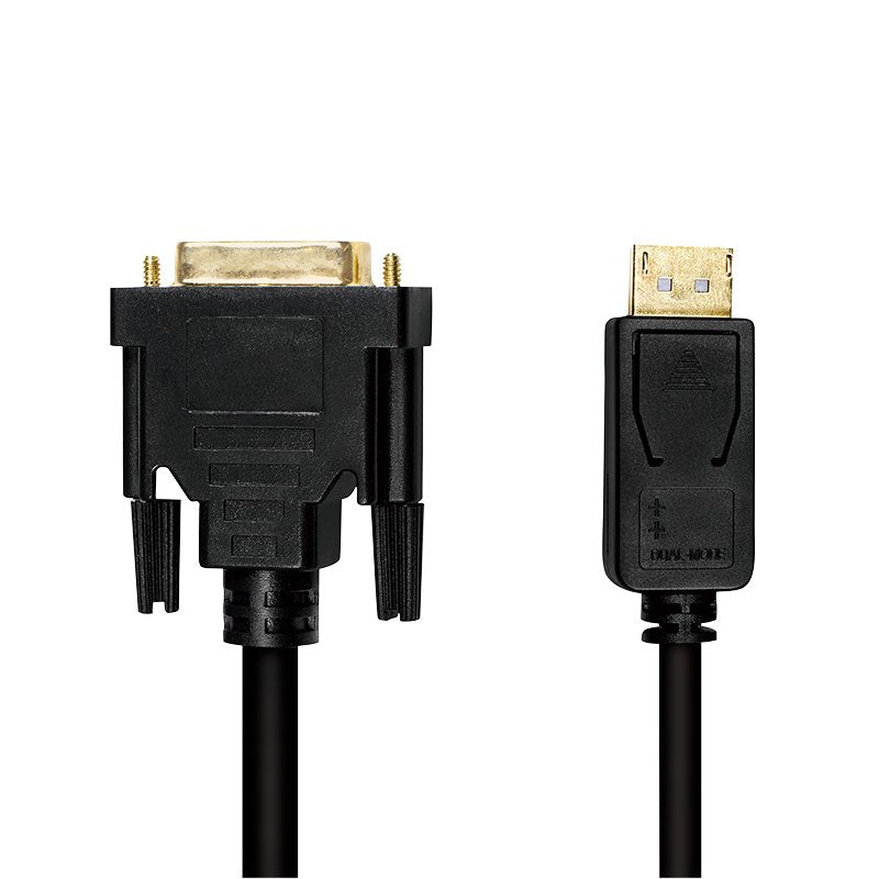 Logilink Cv0132 Adaptador De Cable Displayport Dvi Negro