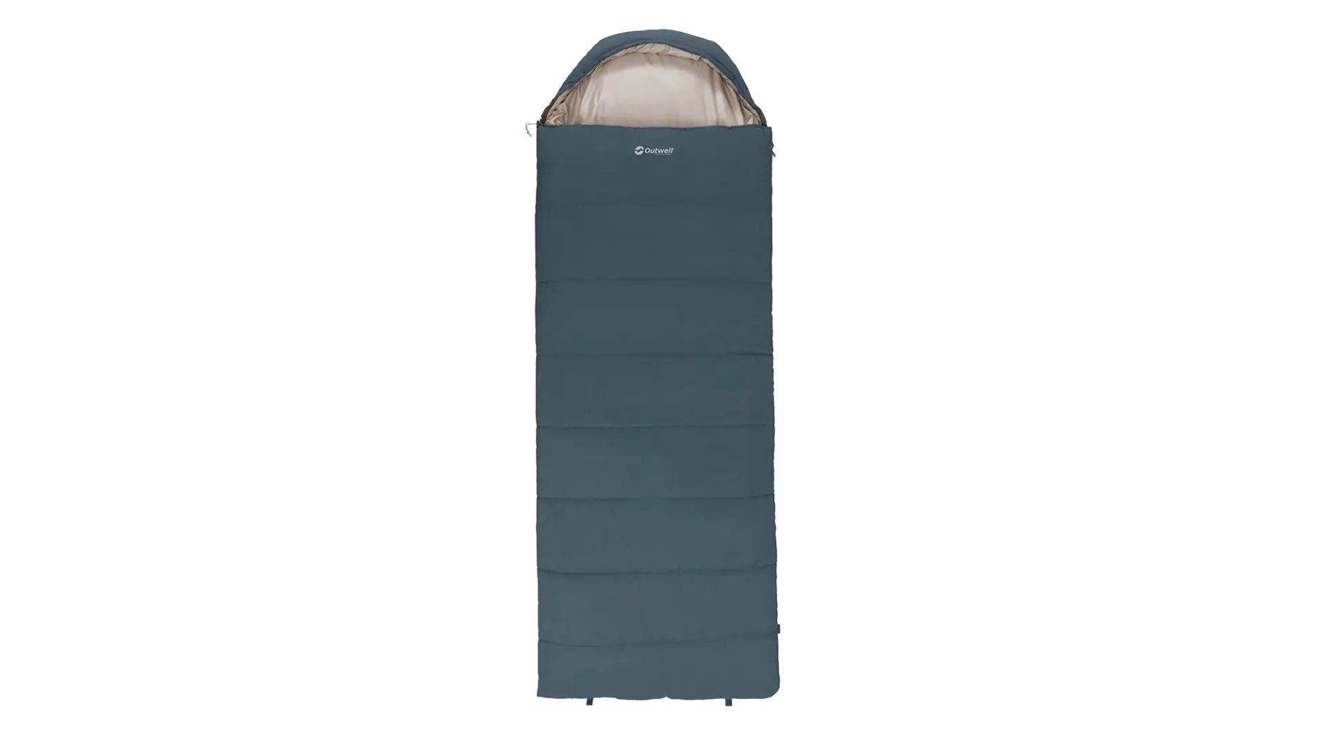 Outwell Campion Lux Sleeping Bag, Left Zipper, Blue