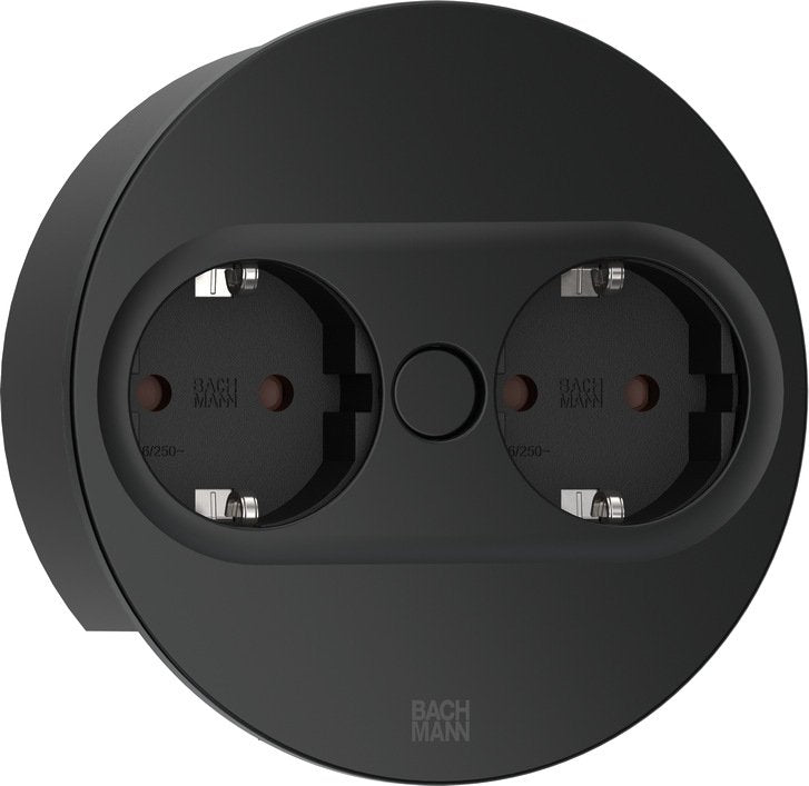 EAN 4057298129179 - Bachmann 946.100 toma de corriente 2 x Type F Negro imagen 1