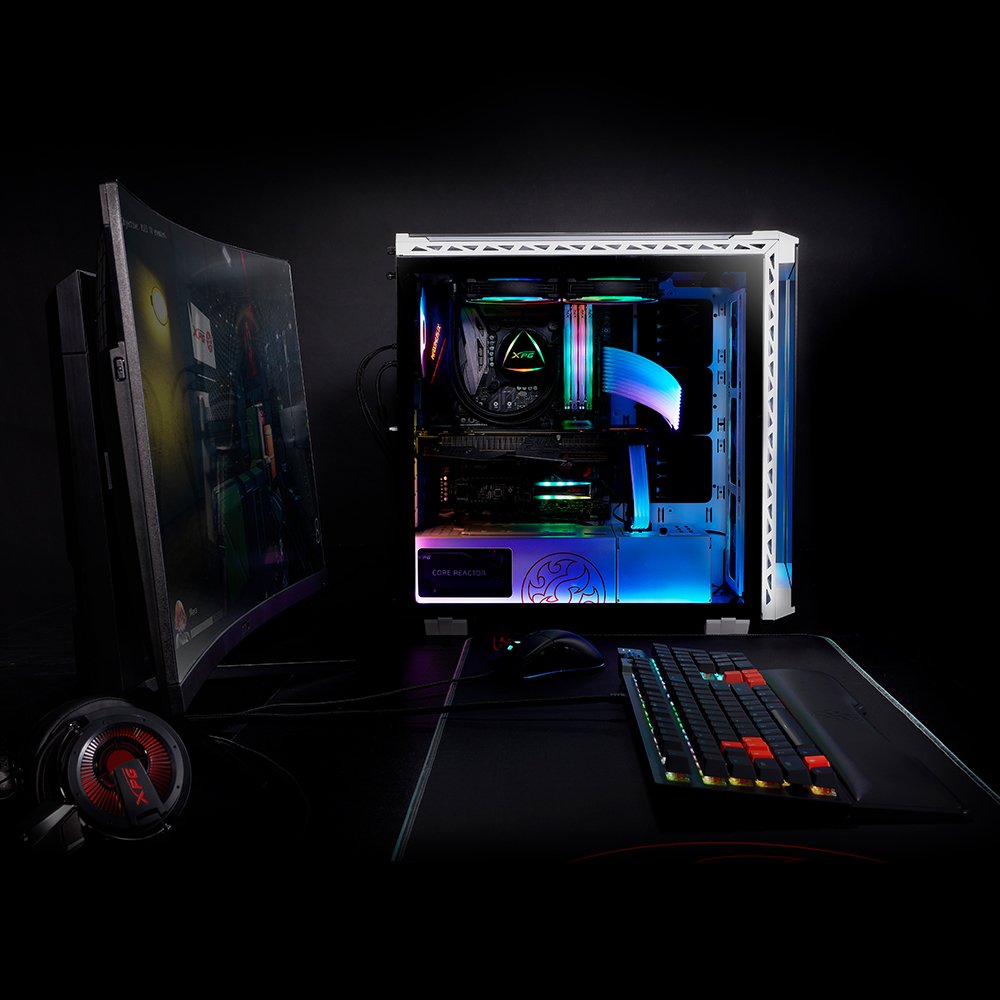 Caja Gaming Xpg Battlecruiser E-Atx 1xusb-C 2xusb Sin Fuente Blanco