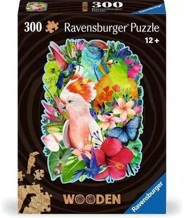 Ravensburger Puzzle De Madera Aves Exóticas 300 Piezas 12000760