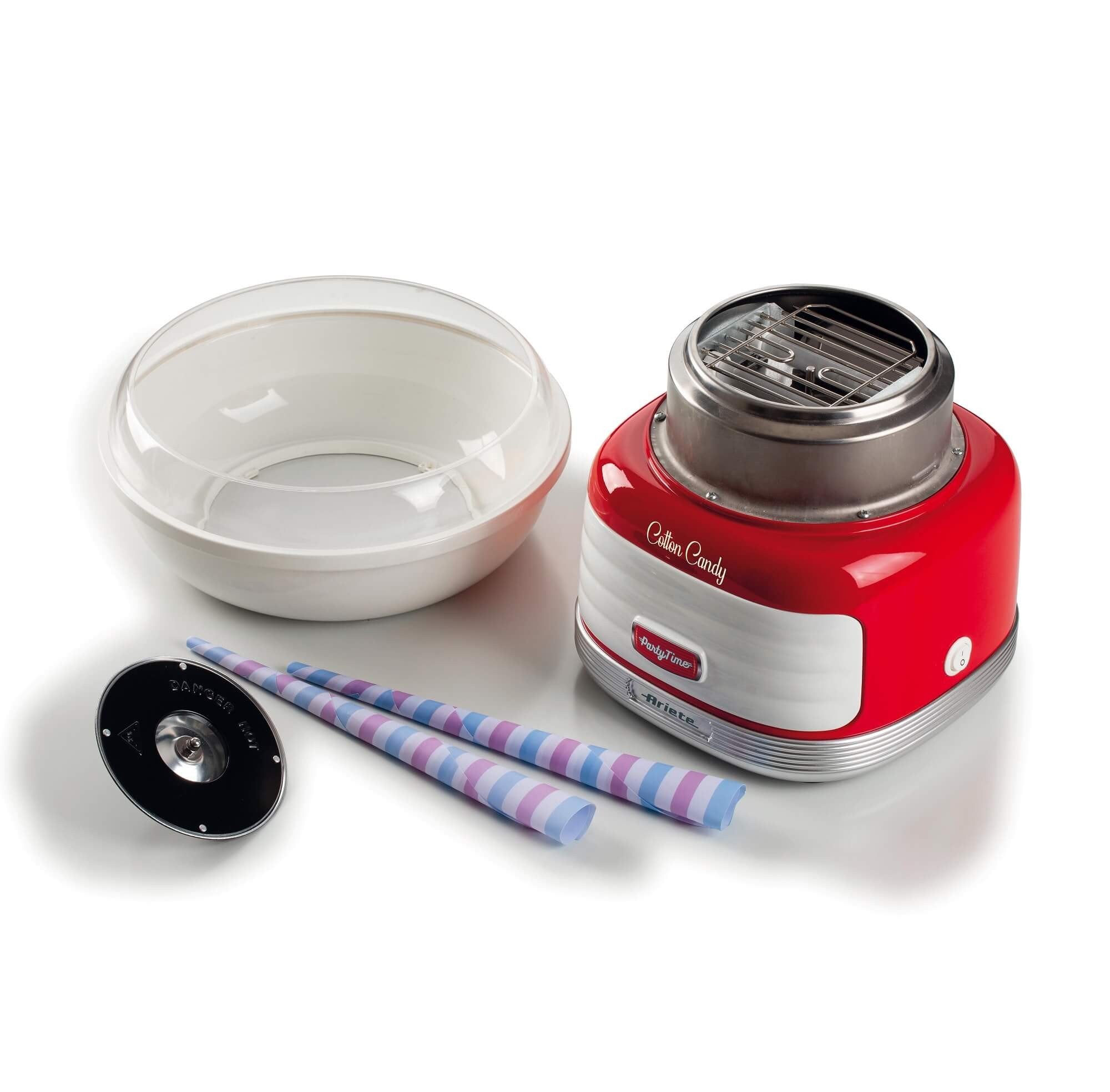 Máquina De Algodón De Azúcar Ariete Cotton Candy 500w Roja
