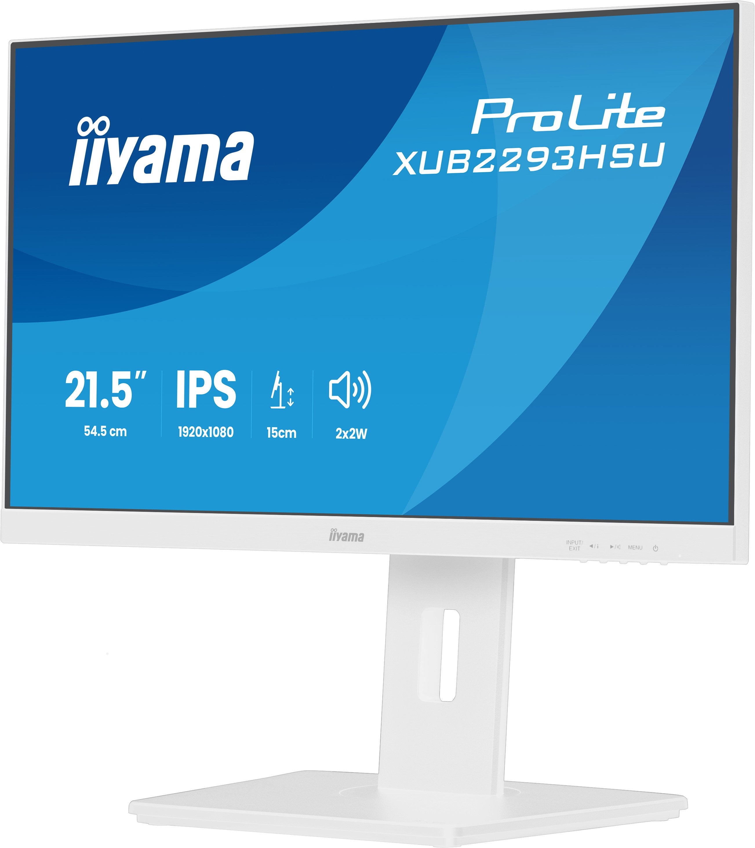 Iiyama 54.5cm (21,5") Xub2293hsu-W7 16:9 Hdmi+Dp+2xusb