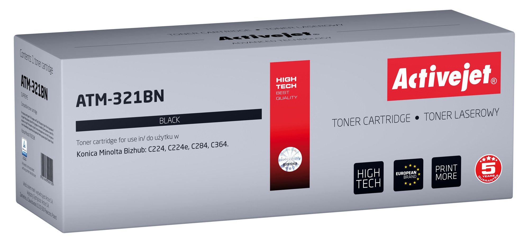 EAN 5901443099192 - Activejet ATM-321BN cartucho de tóner 1 pieza(s) Compatible imagen 1