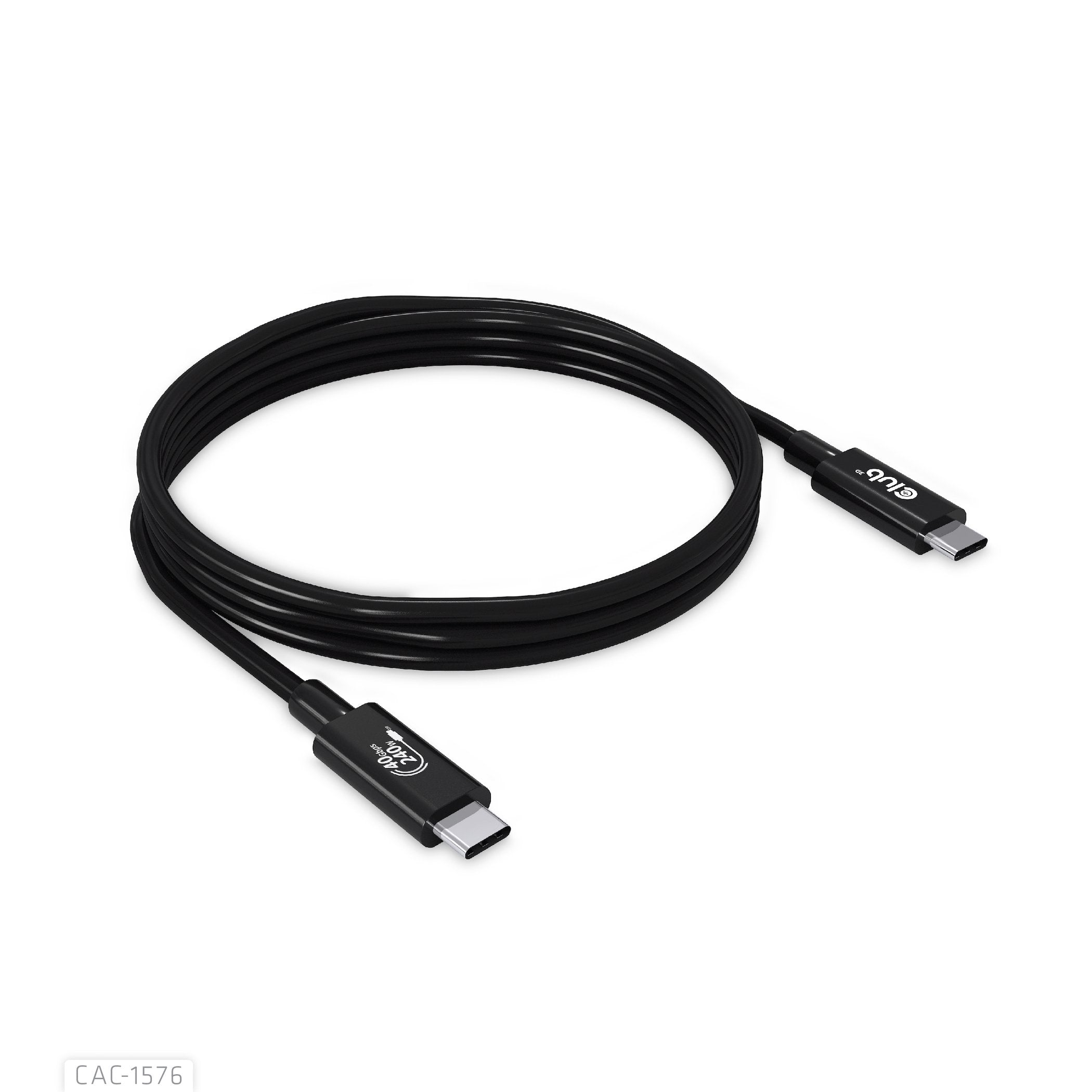 EAN 8719214472320 - CLUB3D CAC-1576 cable USB USB4 Gen 3x2 1 m USB C Negro imagen 3