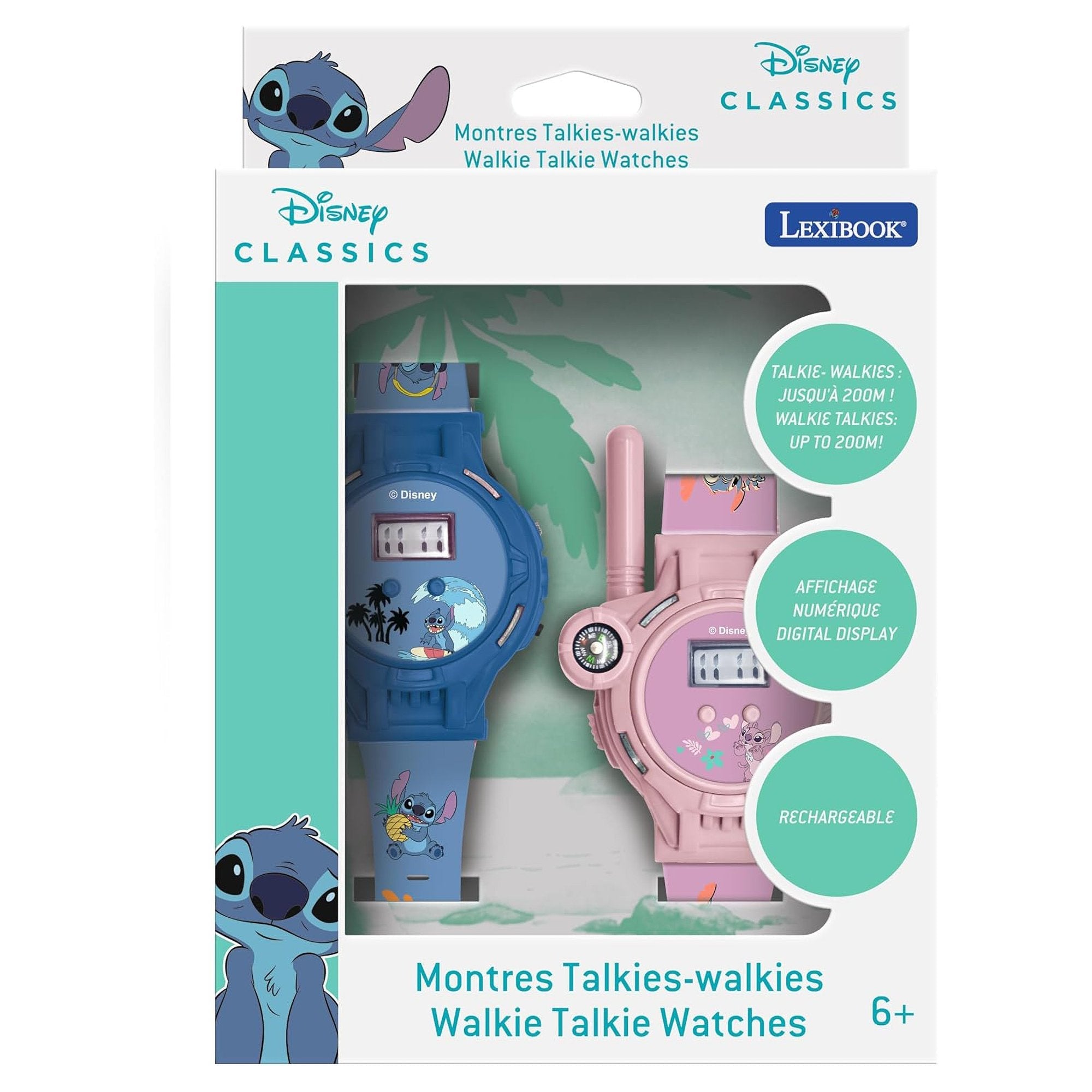 Reloj Walkie Talkie Stitch Disney