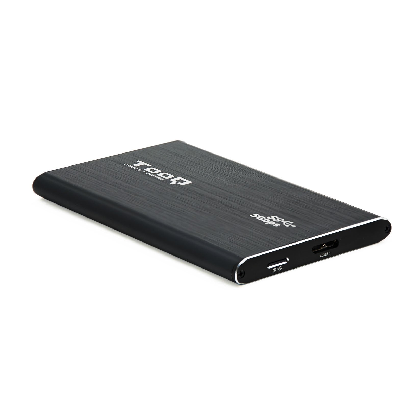 Tooq Carcasa Externa Hdd/Sdd 2.5" Hasta 7,0mm Sata Usb 3.0/3.1 Gen 1 - Negro