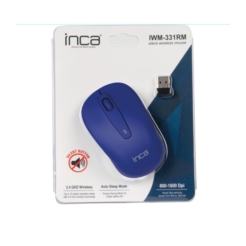 Raton Inca Iwm-331rm 1600 Dpi,Wireless,Nano Usb,Sl,Bl Retail