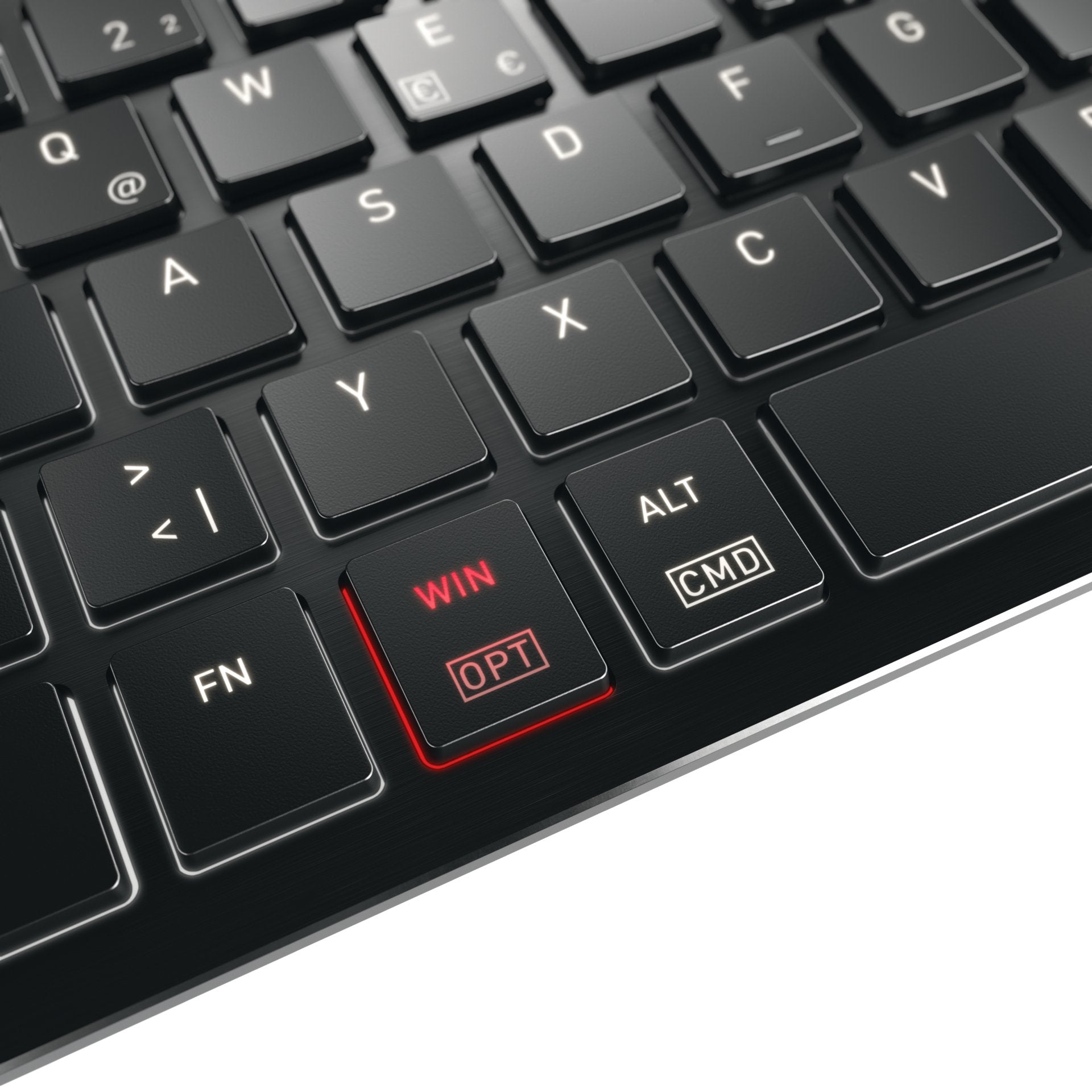 EAN 4025112117671 - CHERRY KW X ULP 2.0 MINI teclado Hogar / Oficina USB + RF Wireless + Bluetooth QWERTZ Alemán Negro imagen 6