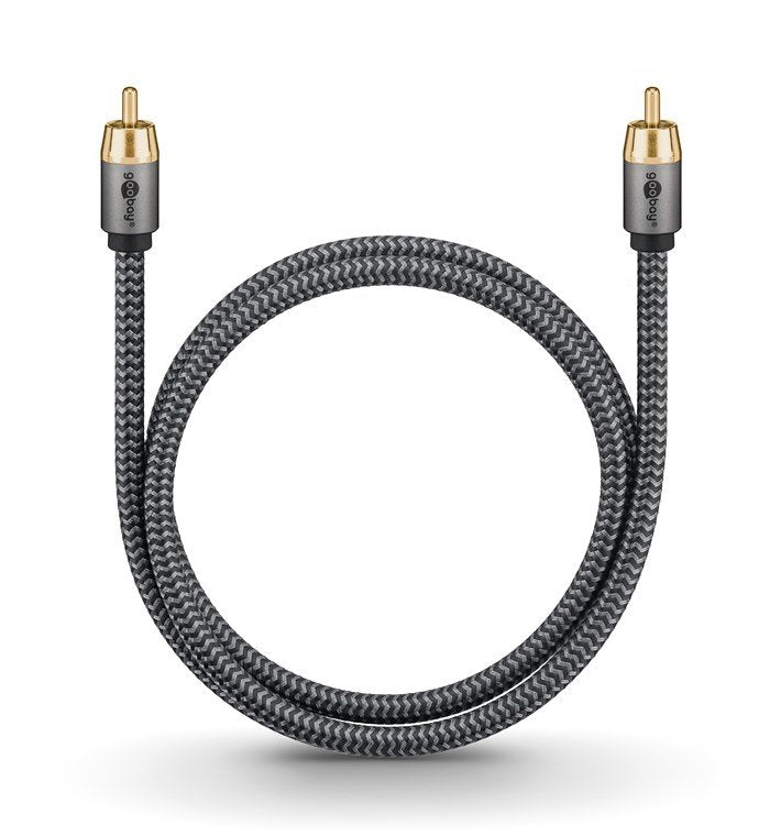 EAN 4040849652998 - Goobay 65296 cable de audio 10 m RCA Plata, Negro imagen 5
