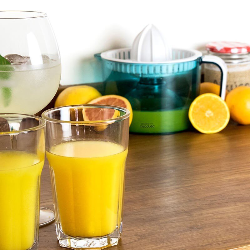 EAN 8435484040686 - Cecotec ZitrusEasy Basic Exprimidor eléctrico con brazo 40 W Transparente, Turquesa, Blanco imagen 10