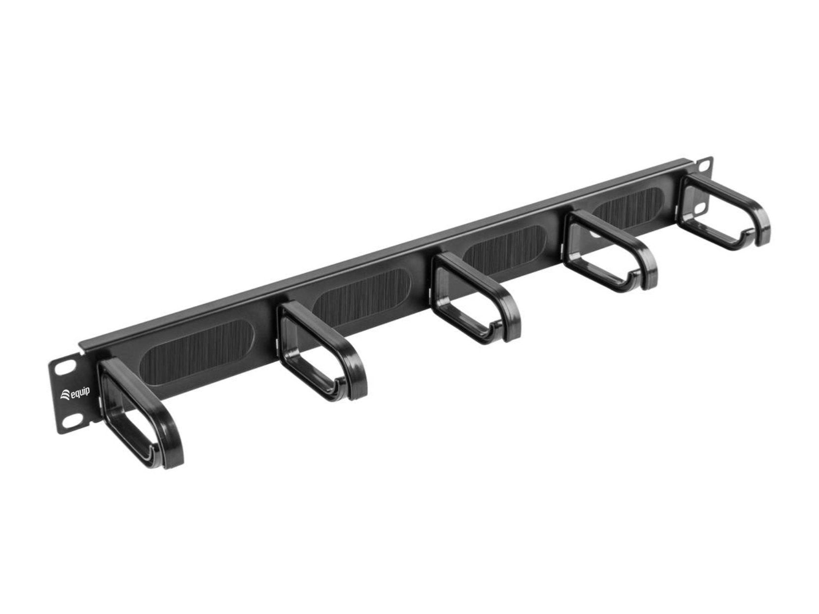 Equip 19" Cablemanagement 5xplamikringe Mahl 1u Ral9005
