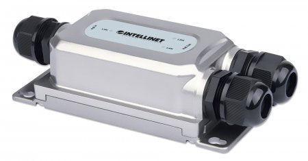 EAN 766623561648 - Intellinet 561648 ampliador de red Repetidor de red Gris imagen 1