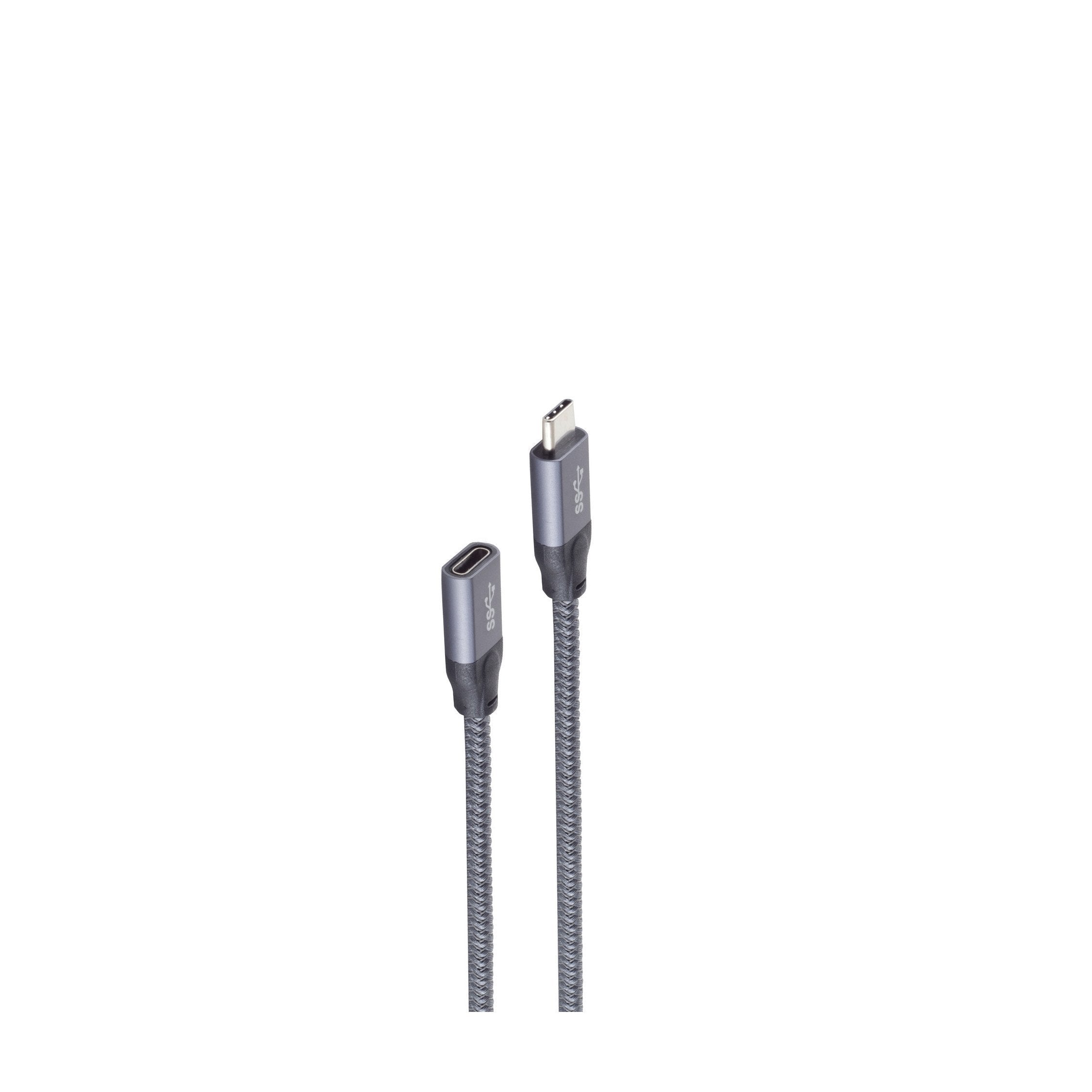Shiverpeaks Usb C-C Cable Usb-C Verlängerungsk 3.2 Gen2 0,5m