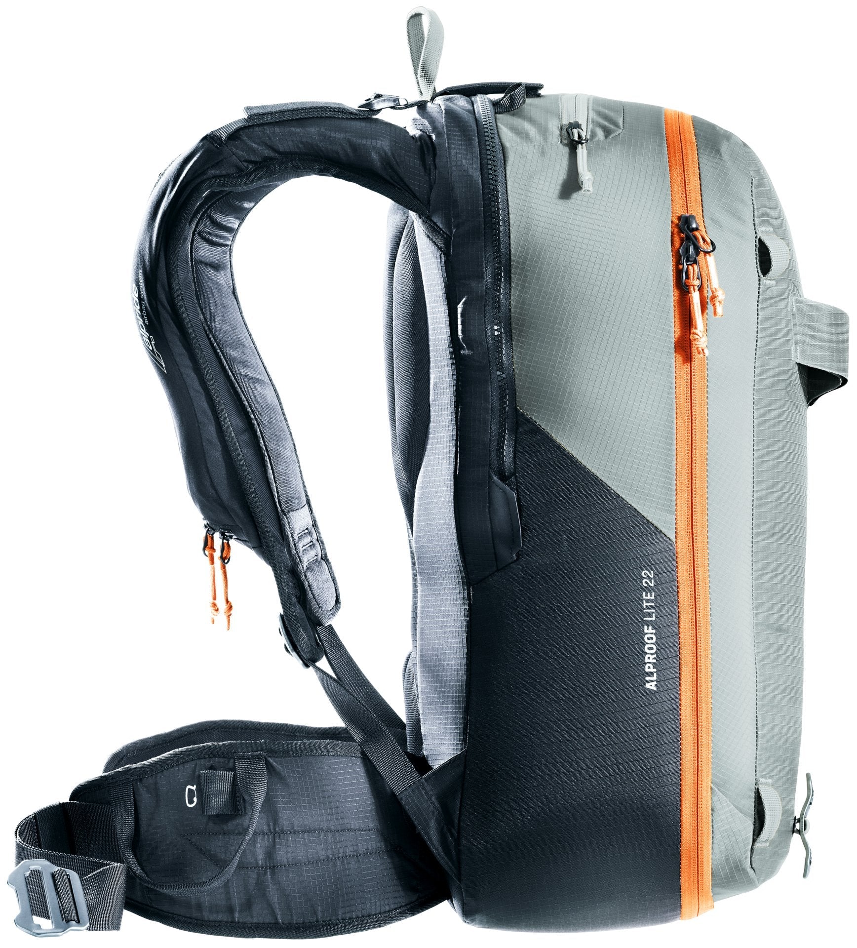 Mochila Deuter Alproof Lite 22 Tin/Black Para Avalanchas